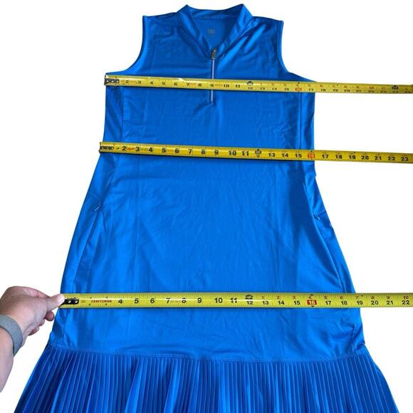 Tail Golf Dress Sleeveless Blue Pleats Small Athleisure Tennis Pockets Athletic - Picture 11 of 12